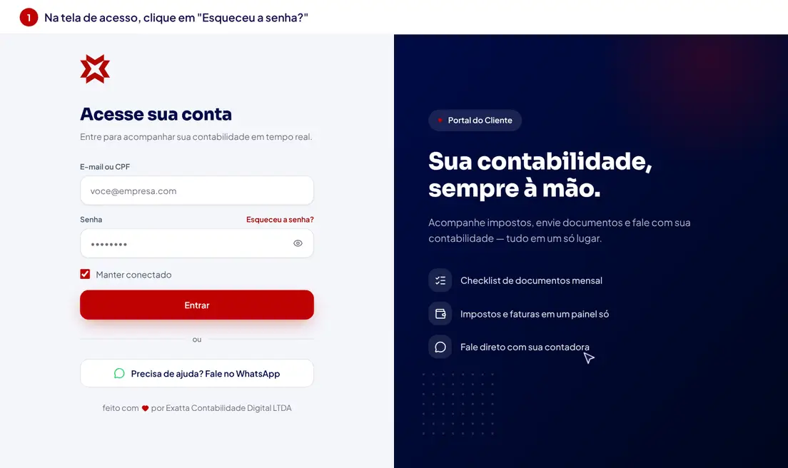 Print do passo 1